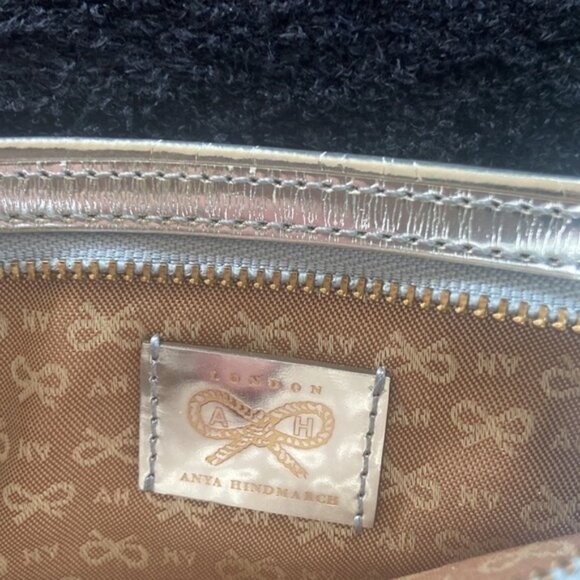 Anya Hindmarch Clutch Pleated Mini Evening Bag - Picture 5 of 8